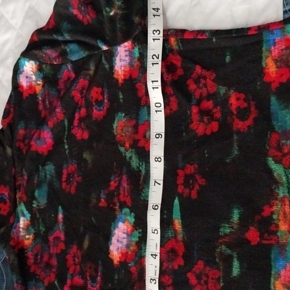 Rachel Comey X Target Long Sleeve Turtleneck  Kodak Red Floral NWT Size XXS - Picture 13 of 15